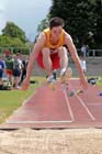 Long jump at the Annual Inter-Counties Schools, Cleveland v Cumbria v Durham v Northumberland at Claireville Stadium, Middlesbrough